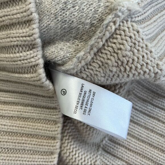 Splendid Mally Colorblock Sweater Leopard Animal Print Neutral Small - Picture 5 of 10